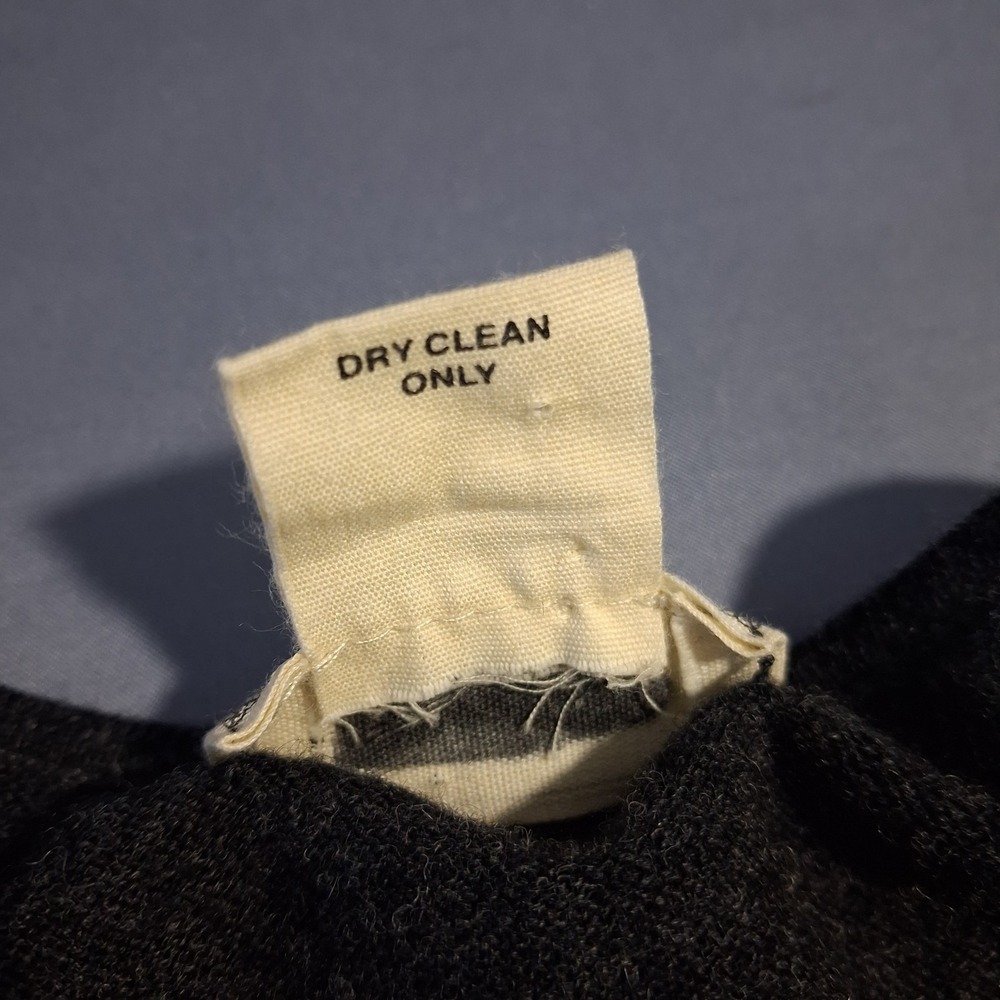 Splendid Urban Outfitters Womens Gray Wool Cashmere Blend Knit Ruffle Dress Sz L - Picture 9 of 13